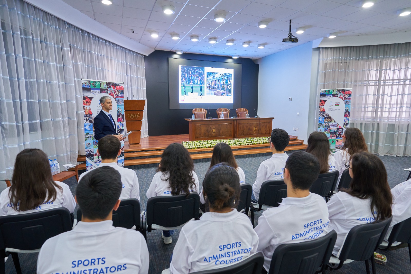 Milli Olimpiya Komitəsində keçirilən &ldquo;İdman İnzibatçılıq kursu&rdquo; başa çatıb - FOTO